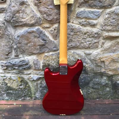 1973 Fender Mustang Competition Candy Apple Red image 4