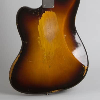Fender  Jazzmaster Solid Body Electric Guitar (1960), ser. #47491, original brown tolex hard shell case. image 4