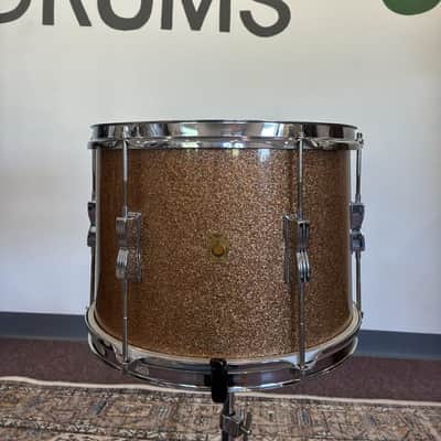 Ludwig Club Date 1960s 13x9" Tom - Champagne Sparkle (White Interior) image 1