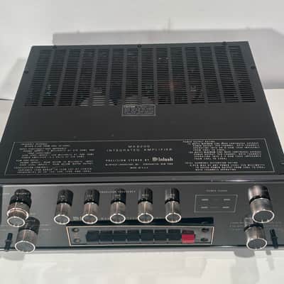 McIntosh MA6200 100-Watt Stereo Solid State Integrated Amplifier 1979 - 1991 - Black image 4