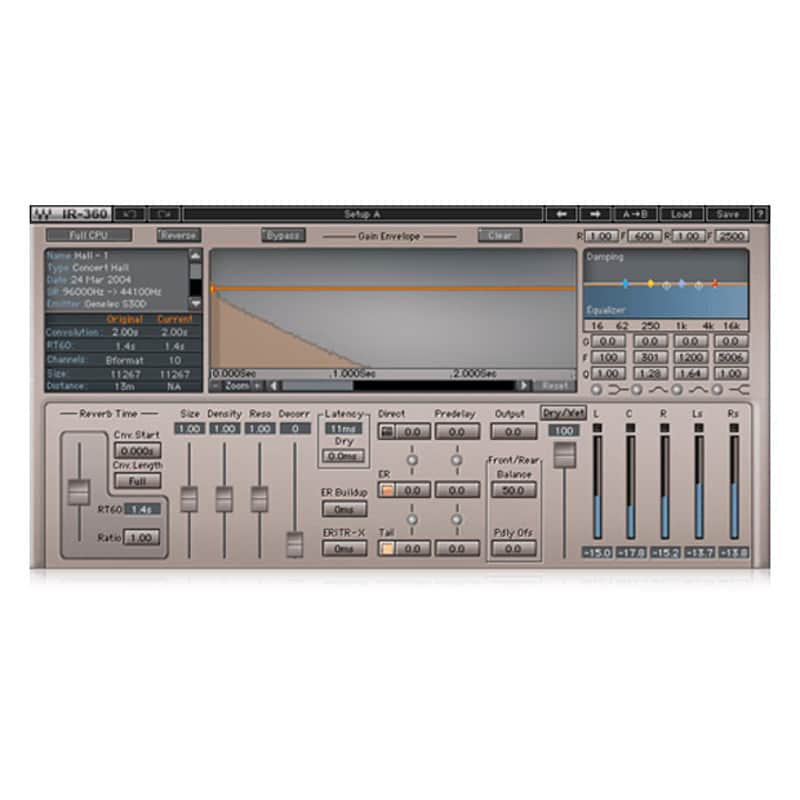 Waves IR360 Convolution Reverb (Download) image 1