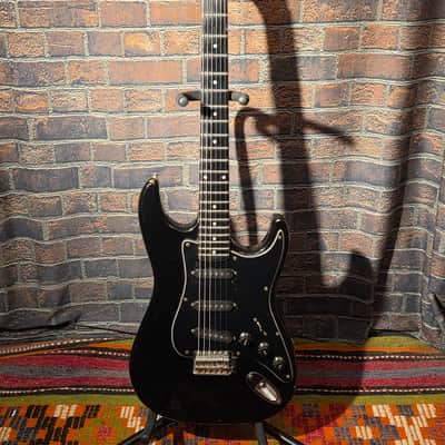 Hondo S-Style Electric Guitar Black image 1