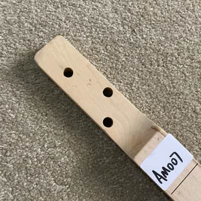 3 String Maple Wood Cigar Box Guitar Neck, 22 Frets image 3