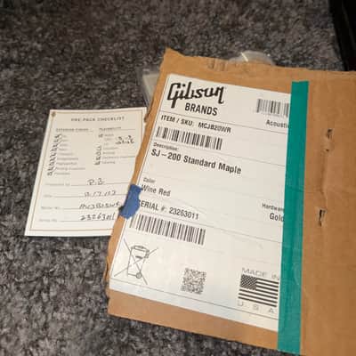 Gibson SJ-200 Standard 2020 - Present - Wine Red image 14