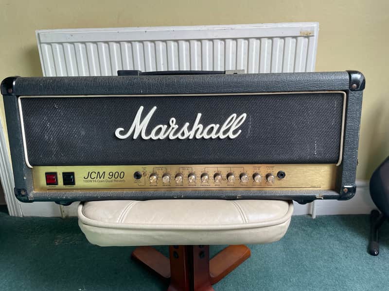 Marshall JCM 900 100 Watt Head 1990s - Black image 1