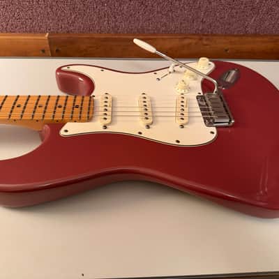 1995 Fender American Standard Stratocaster with Matching Headstock - Burgundy Mist image 6