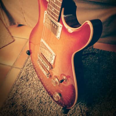 Cort M520 M-520 Cherry Sunburst, made in Korea image 3