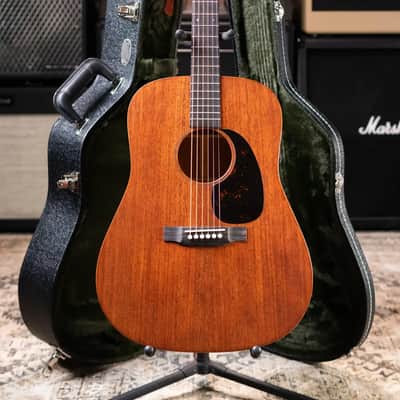 Martin D-17 Dreadnought Acoustic Guitar - Dark Mahogany with Hardshell Case image 13