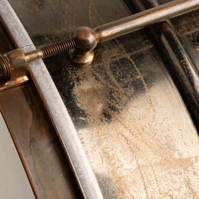 Ludwig Rare!! 1926-31' Ludwig Deluxe Scroll Engraved Snare Drum / Black Beauty 14"×6.5" image 7