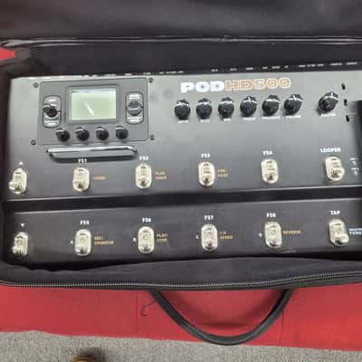 Line 6 POD HD500 Multi-Effect and Amp Modeler with Gigbag- Black image 6