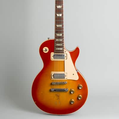 Gibson  Les Paul Deluxe Solid Body Electric Guitar,  c. 1973, black tolex hard shell case. image 1