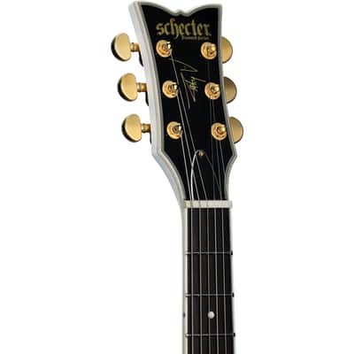 Schecter Zacky Vengeance H6LLYW66D Electric Guitar, Gloss White, Open Box (Very Good) image 7
