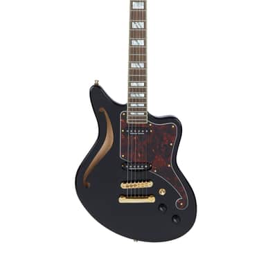 Deluxe Bedford SH - Offset Semihollow with Hardshell Case - Manufacturer's Sample - One of a Kind - Black image 5