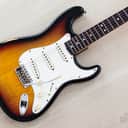 1969 Fender Stratocaster Vintage Guitar Sunburst 1968-Spec, 100% Original w/ Big U Neck, Case