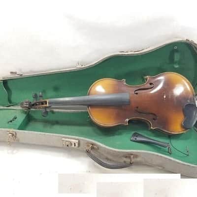 Lignatone Cremonensis sized 3/4 violin with case. Czechoslovakia. Very Good Cond image 17