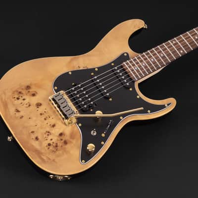Michael Kelly Burl 60 Ultra, Epic Eleven Electronics Hot-Rod Mod, Natural Burl image 2