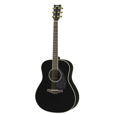 Yamaha LL6 Acoustic Guitar - Black image 2