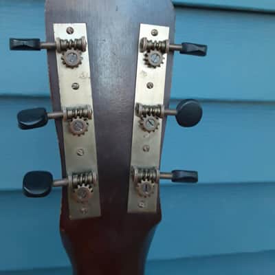 Regal Pre-War Vintage Parlor Guitar (*sparkle pick guard) image 7