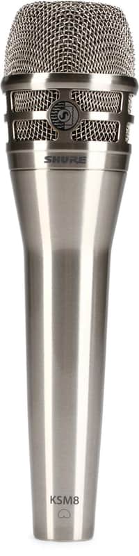 Shure KSM8 Dualdyne Cardioid Dynamic Vocal Microphone - Nickel image 1