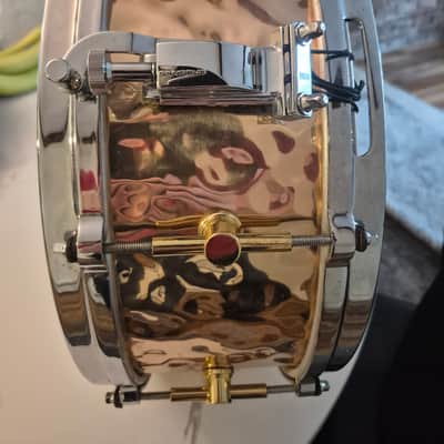 Canopus 'The Bronze' Hammered Snare Drum 14x6.5 w/Die Cast Hoops image 3