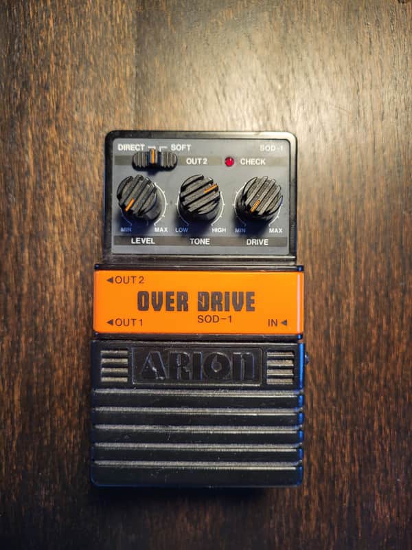 Arion SOD-1 Stereo Overdrive 1980s - Black image 1