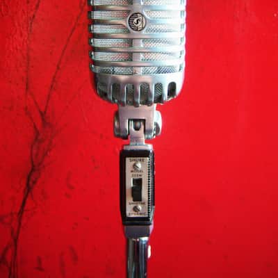 Vintage 1960's Shure 55SW Unidyne dynamic Microphone LED lamp mod Elvis 55S 55 556S image 4