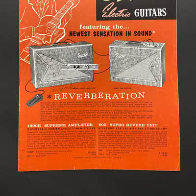 1961 Supro Catalog Case Candy Memorabilia image 1