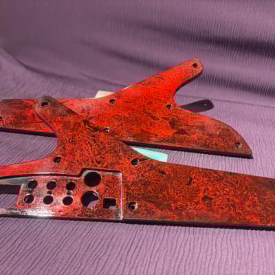 Moog Sub Phatty & Little Phatty or Stage2 Replacement side panels. Red polyester Wrap paint gloss finish.