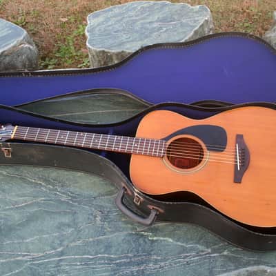 Yamaha FG 150 Red Label 000size Guitar Circa 1968 Natural+Chip Board case image 1