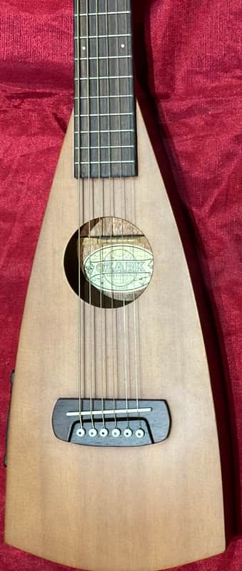 Ozark 3330E Electro-Acoustic Travel Guitar - Natural image 1