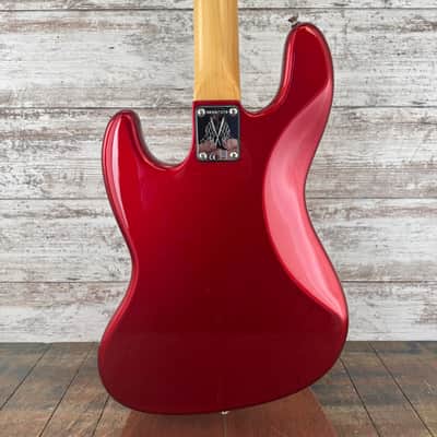 Fender American Vintage Hot Rod '70s Jazz Bass 2014 - Candy Apple Red image 6