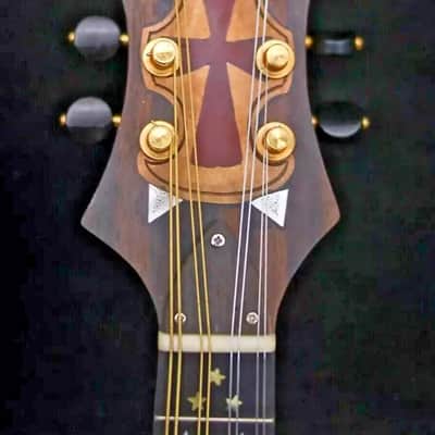 Blueberry Handmade Mandolin F-Style Devil Motif image 5