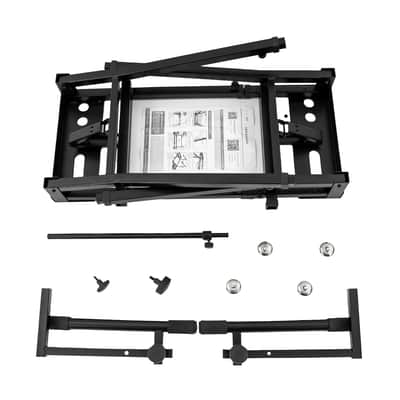 2-Tier Keyboard Stand – Adjustable DJ Workstation & Piano Synth Stand (330 lb Capacity) image 4