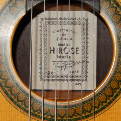 TATSUHIKO HIROSE 20 1978 - YAMAHA GC70 CLASS CLASSICAL CONCERT GUITAR - SPRUCE/BRAZILIAN ROSEWOOD image 3