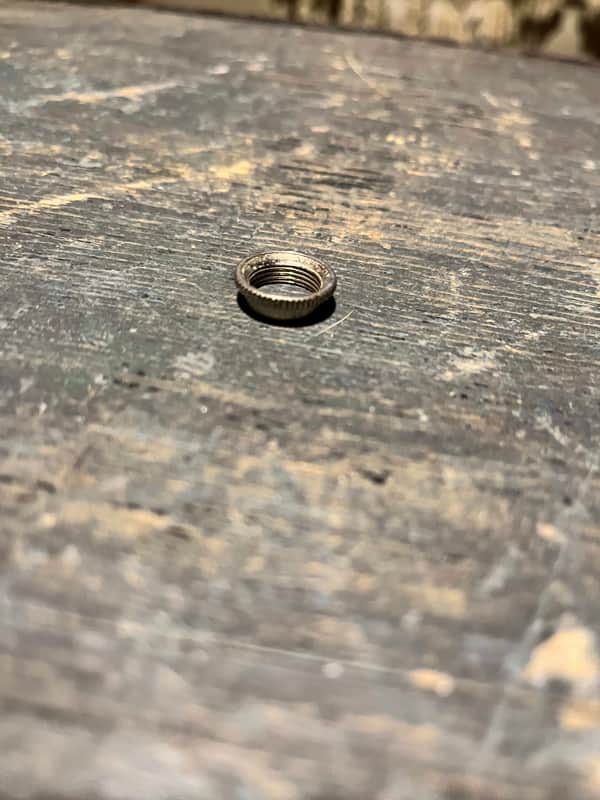 Gibson switch nut 60's 70's - nkl image 1