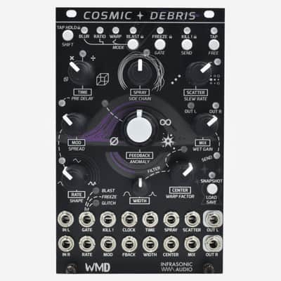 WMD COSMIC DEBRIS Advanced Eurorack Multi-Tap Stereo Delay and Reverb Module image 1