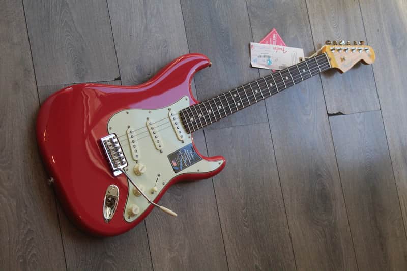 FENDER "NEW MODEL American Professional Classic Stratocaster Faded Dakota Red" GIGBAG, PAPERS, 3, 48 KG image 1