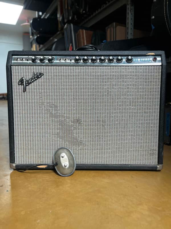 1976 Fender Pro Reverb Silverface 2x12 Combo – Original CTS Speakers, Tube Amp, Footswitch image 1