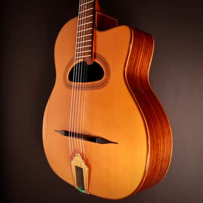2017 Holo Tradition D-hole Selmer-Macaferri Style Manouche Guitar "Staro" image 6