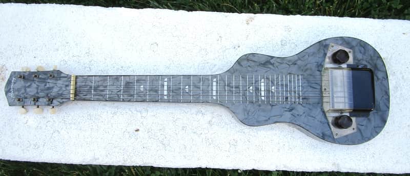 Harmony Lap Steel Guitar, 1950's, Gibson P-13 Pickup - Very Good
