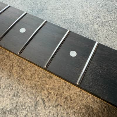 BMC Guitar Neck Strat® Stratocaster® 21 Fret Amber Flame Maple With Rosewood Fingerboard Rounded Fret Ends 9.5 Radius  SFMRA21 #2 image 3