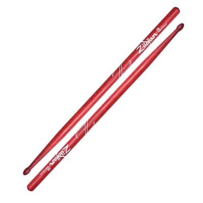 Zildjian LAZLZ5AR [Hickory Series 5A / Wood Tip / Red Finish] image 1