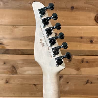 Tom Anderson Guitarworks Drop Top Electric Guitar - Cajun Key Lime / Teal / Black Edge Burst with Binding / Natural Back image 6