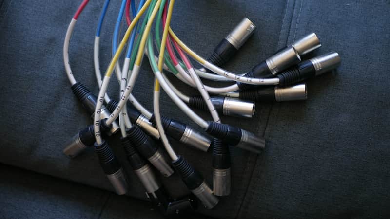 Seismic Audio SAXT-16x15M 16-Channel 1/4" TRS Male to XLR Male Snake Cable - 15' 2010s - Various image 1