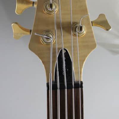 Schecter Stiletto Custom-5 Active 5-String Bass - Natural Satin image 4