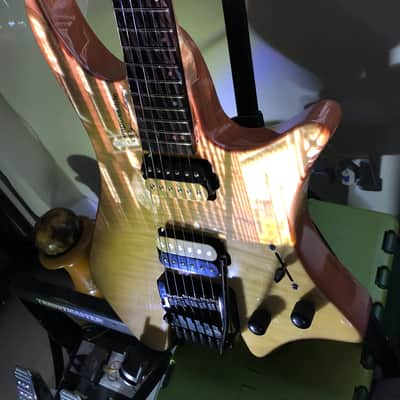 Impossible@guitar™ בְּצַלְאֵhל™ Drop Top Natural Flame + GhostFire Bullet 3.0 padded Super Thick GigBag - Safe Shipping image 14