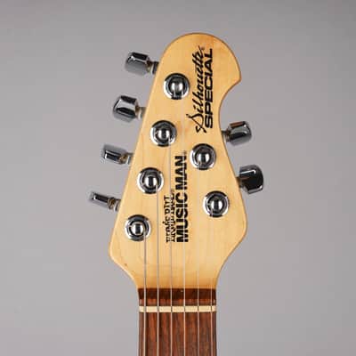 Ernie Ball Music Man USA Silhouette Special SSS Hardtail - 2000 - Blue Pearl image 3