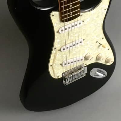 Vintage 100% Original Squier Strat 2003 Gloss Black Natural Relic Stratocaster Aged Pearl Pickguard image 20