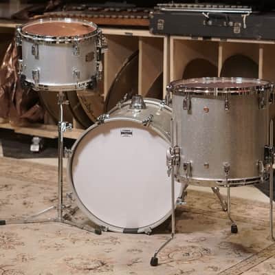 Yamaha 12/14/18" Absolute Hybrid Maple Bop Kit - Silver Sparkle image 13