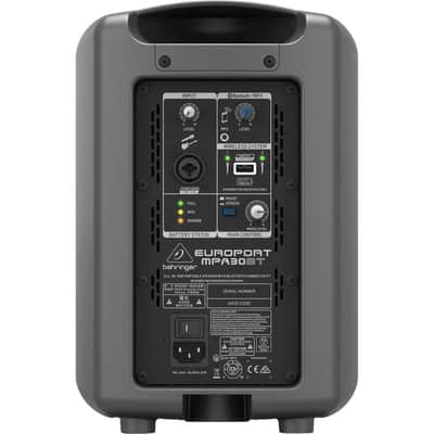 Behringer Europort MPA30BT 6  2-Way All-in-One Portable 30W Bluetooth Speaker image 10